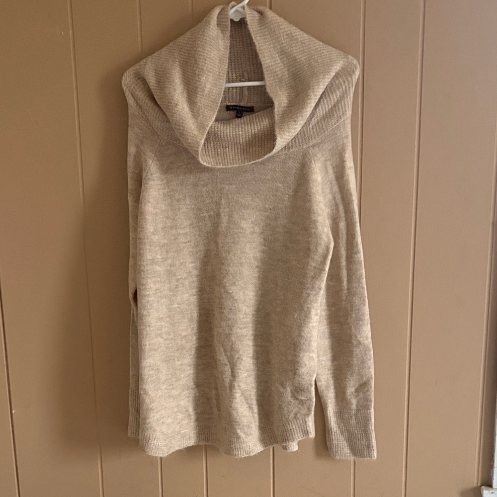 Staccato Beige Cowl Neck Sweater